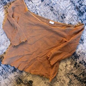 Mesh off the shoulder intimissimi top